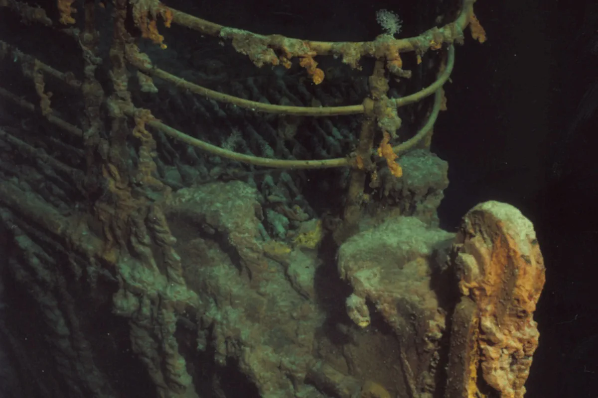 hur djupt ligger titanic?